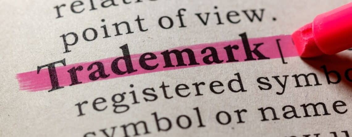 Close-up of the word “trademark” highlighted in a legal text, representing an update to trademark law.